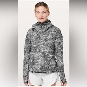 lululemon black and white hoodie
